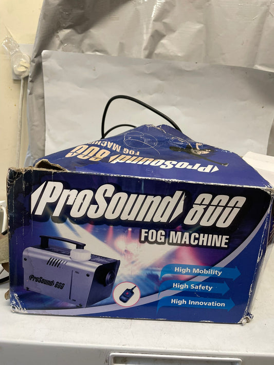 ProSound 800 Fog Machine Smoke Machine Party DJ Disco Stage Effect With Remote