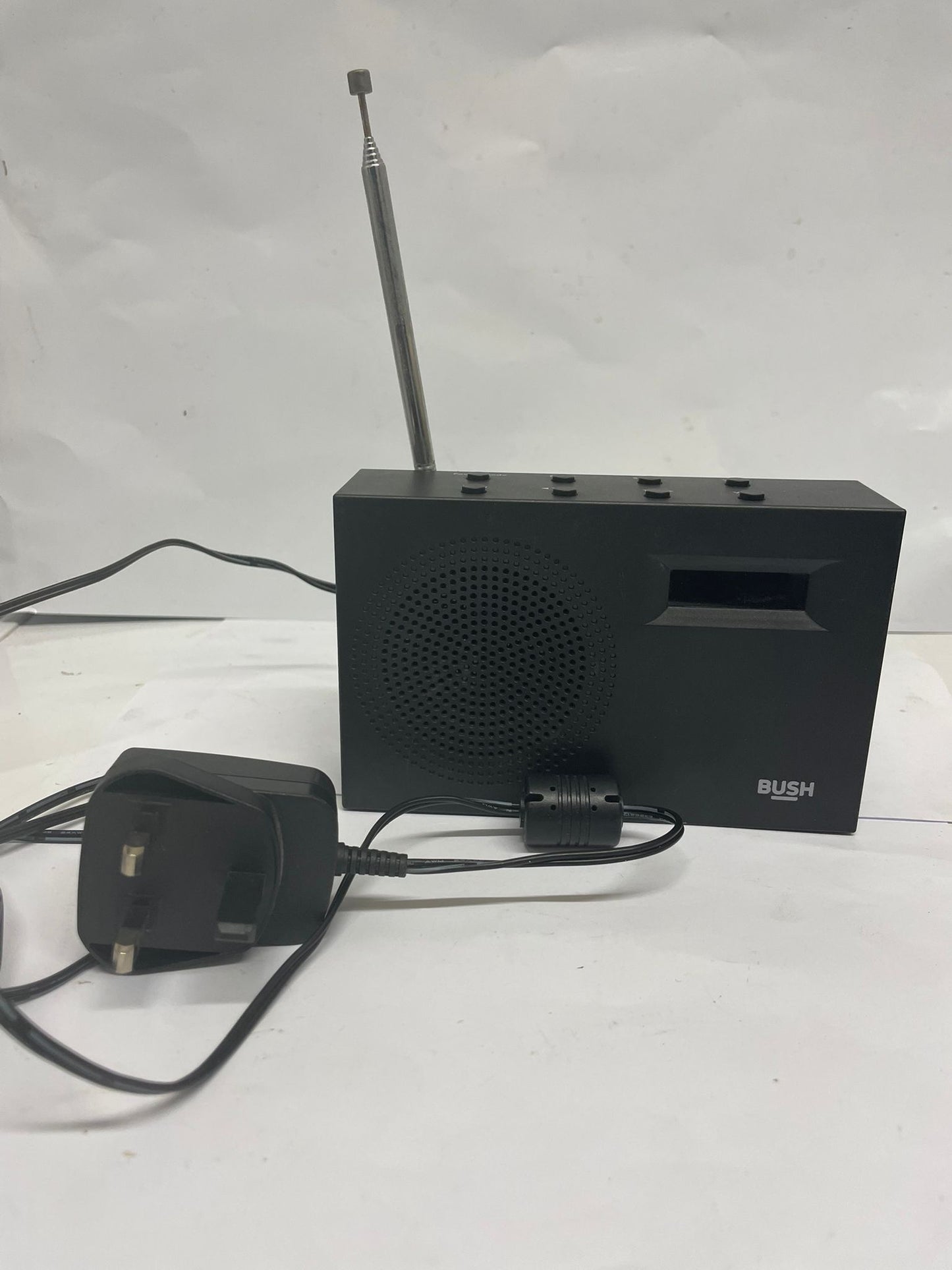 Bush BD-1709 Portable DAB/FM Digital Radio Black With Power Adapter