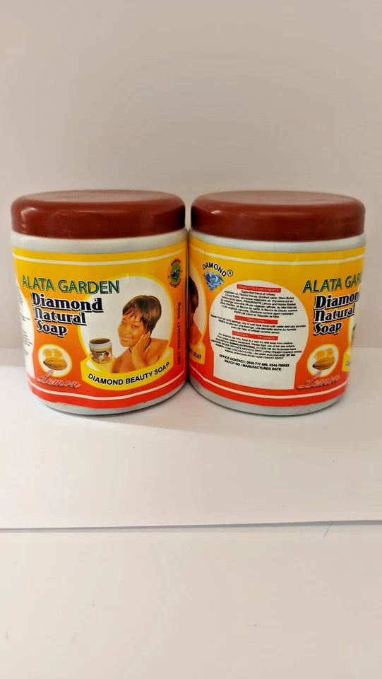 Alata Garden Diamond Soap – 2 Pieces (500g Each)