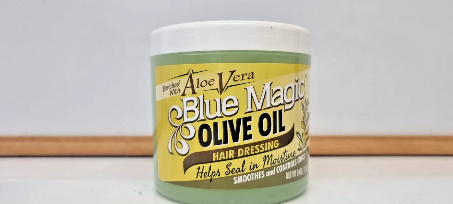 Blue Magic Olive Oil Hair Conditioner with Aloe Vera (Hair Dressing) 12oz – 340g