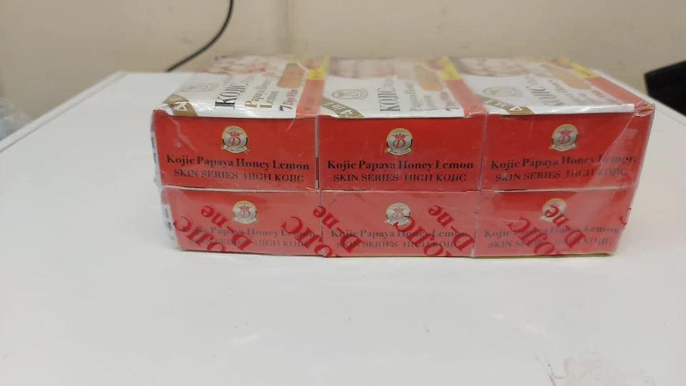 3 x Kojic Papaya Honey Lemon Soap – Brightening & Nourishing Skincare Bar