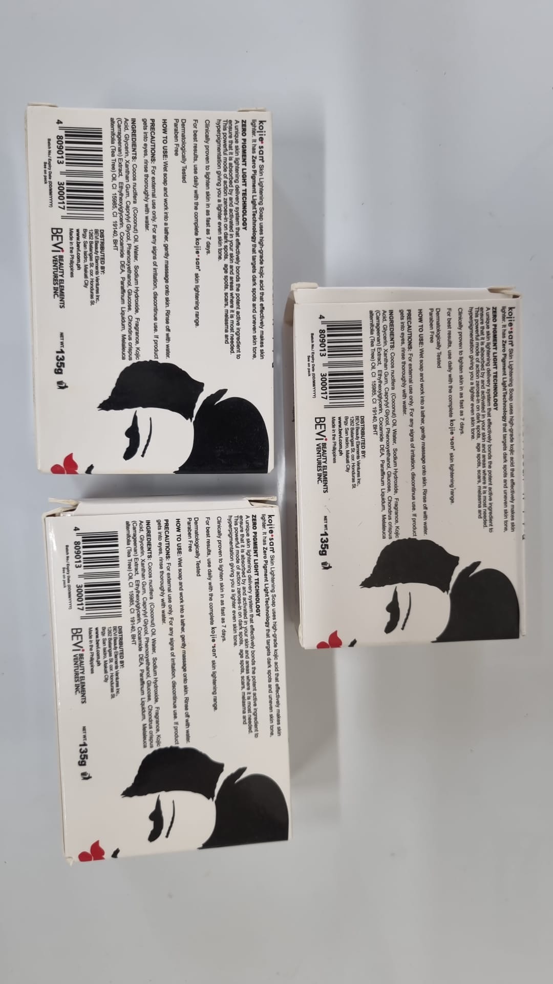 3 Pcs of Kojie San Classic bar Soap