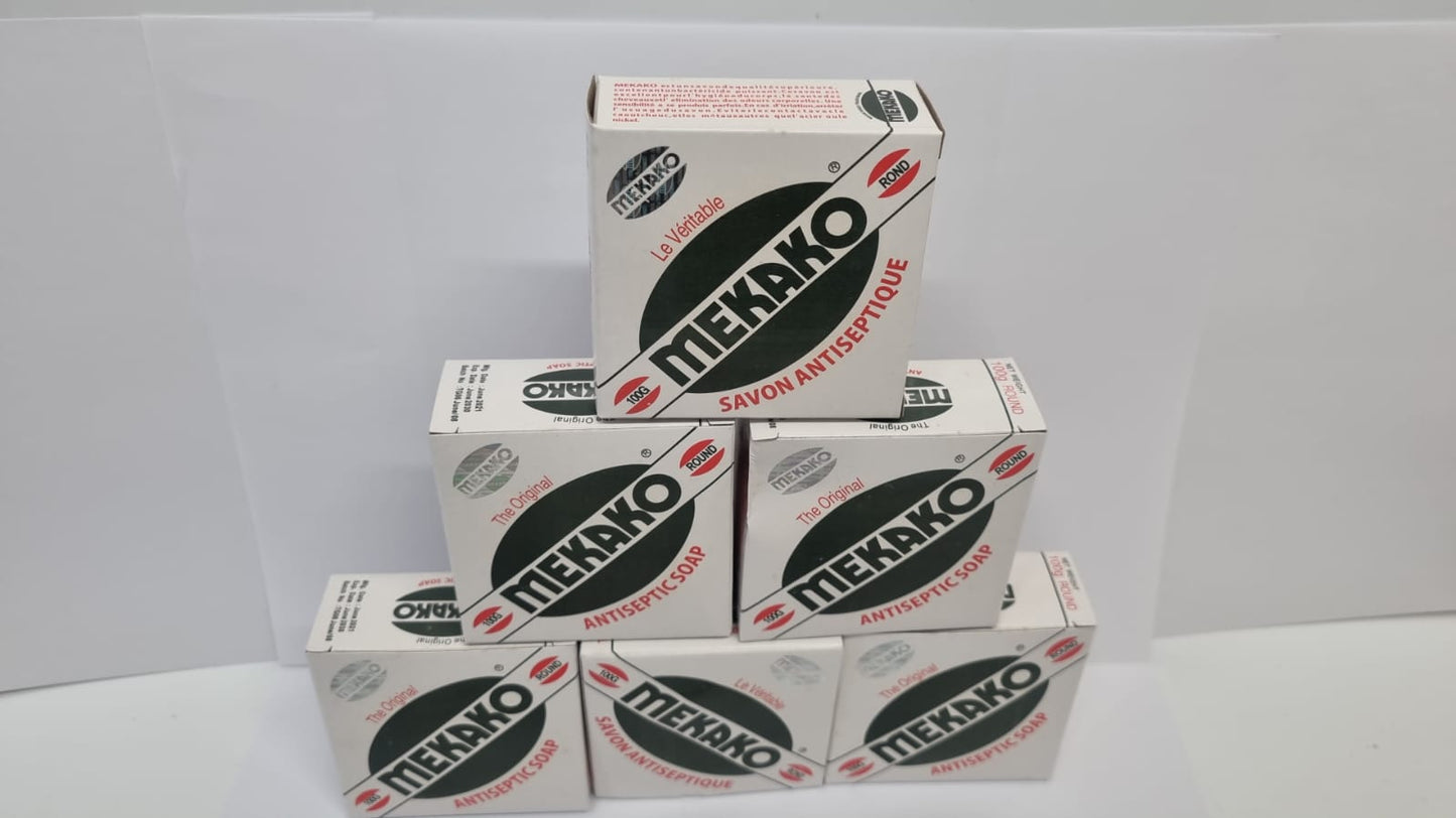 Mekako Bar Soap – 6 bars (100g Each)