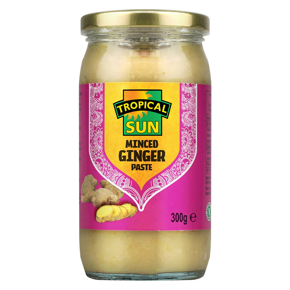 Tropical Sun Minced Ginger Paste Jar - 300g - Pack of 2
