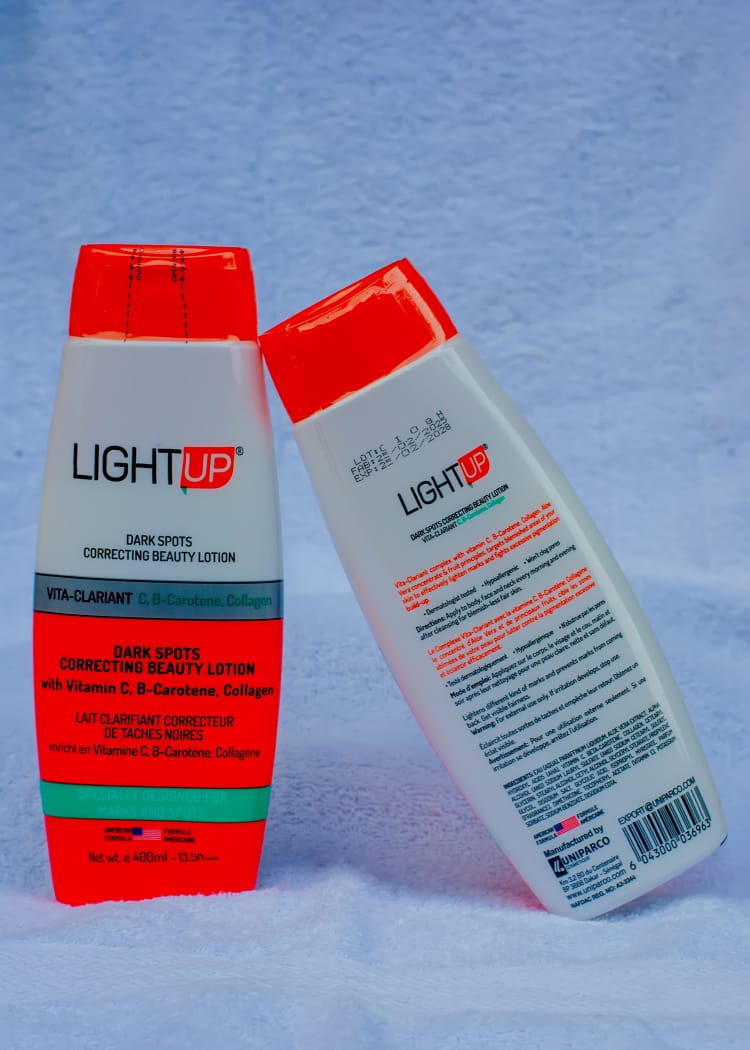 Light Up Lotion – 400ml Vitamin C + Collagen Skin Clarifying Care - 0ne bottle