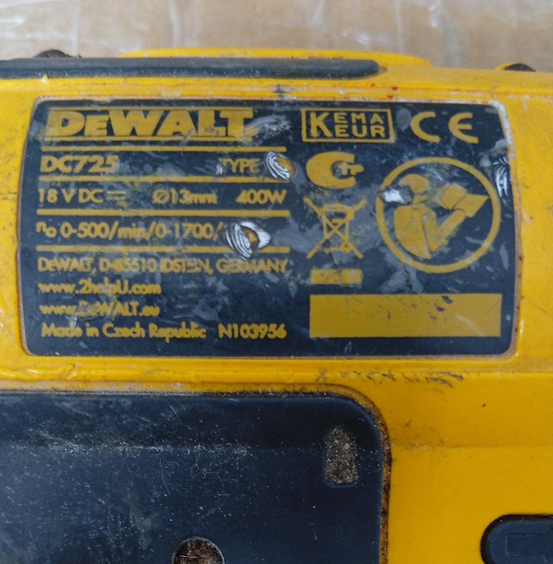 DeWalt DC725 18V XRP Combi Drill Driver Body Only Cordless Power Tool