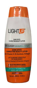 Light Up Lotion – 400ml Vitamin C + Collagen Skin Clarifying Care - 0ne bottle