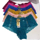 Diana Rose Women’s High-Waist Lace Panties – 6 Pack (Size 3XL) – Multi-Colour