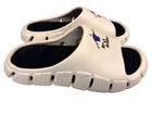 Men’s Cushioned Slide Sandals – Beige Thick Sole Comfort Slippers – Size 43/44
