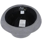 Cotton Pork Pie Hat With Strip Band - Grey - X Large 61cm