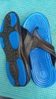 Men’s Sports Massage Sandals – Size 42 | Blue & Black Comfort Slippers