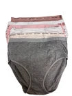 Laura Ashley / Kathy Ireland Women’s Cotton Briefs – 6 Pack – Size: Large