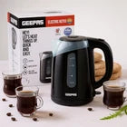 Geepas Cordless Electric Kettle 1.7L/2200W -Fast Boil Auto-shut Black