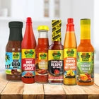 Tropical Sun Sauce Bundle – Jerk BBQ, Hot Pepper, Sweet Chilli & Carolina Reaper