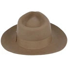 Gladwin Bond Wide Brim Fedora Hat – Tan - Size 58-59cm (Large)