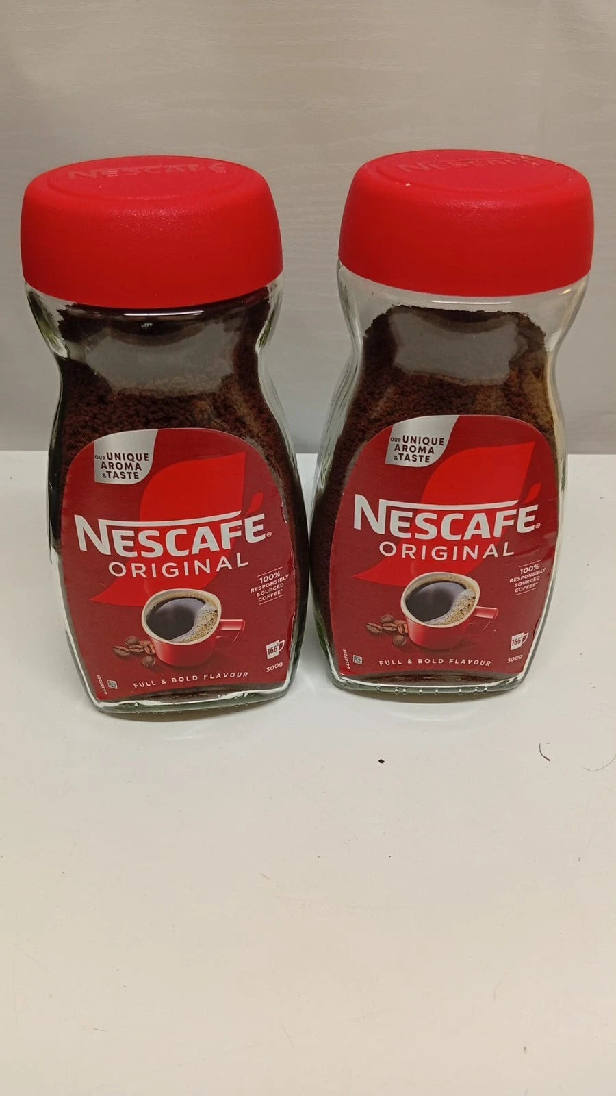 2 x Nescafé Original Instant Coffee – 300g per Jar – Full & Bold Flavour