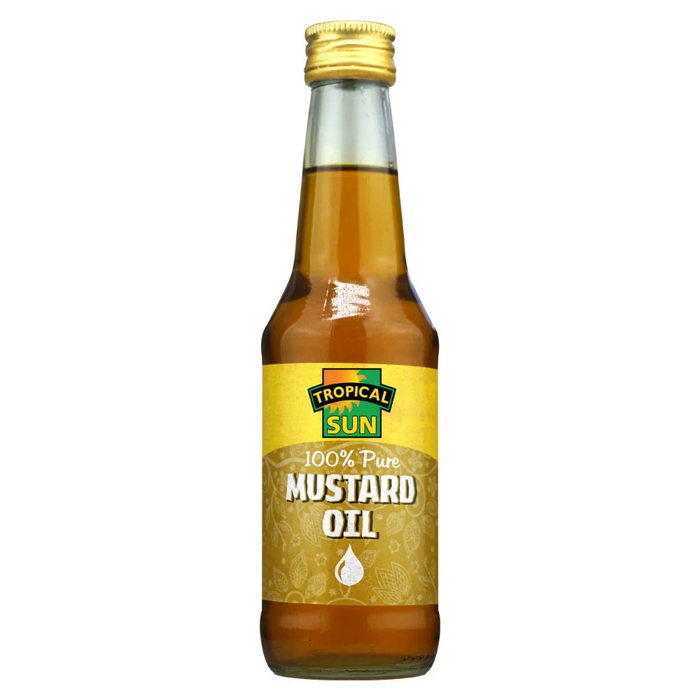 x2 - Tropical Sun Mustard Oil 250ml - 2 Bottles
