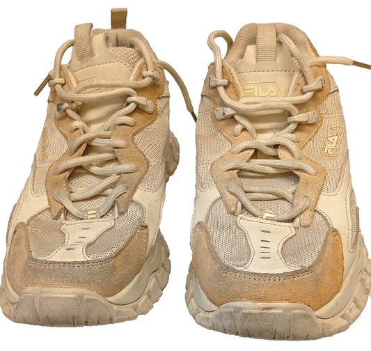 Fila Chunky Trainers Beige UK 6 / EU 39.5 / US 7 Women’s Platform Sneakers