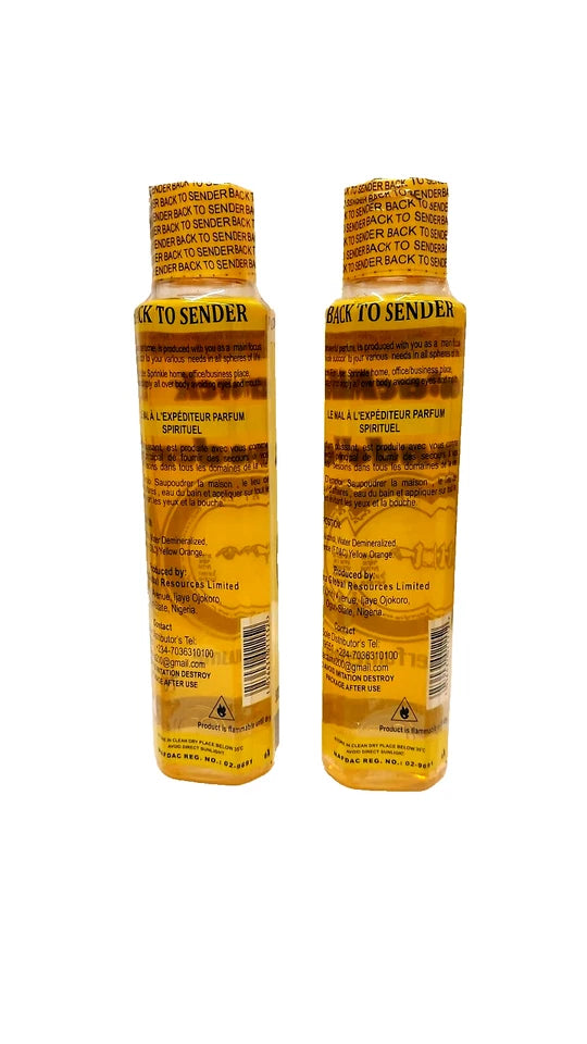2 X Back to Sender Perfume – Spiritual Protection Fragrance– 500ML+50ML EXTRA