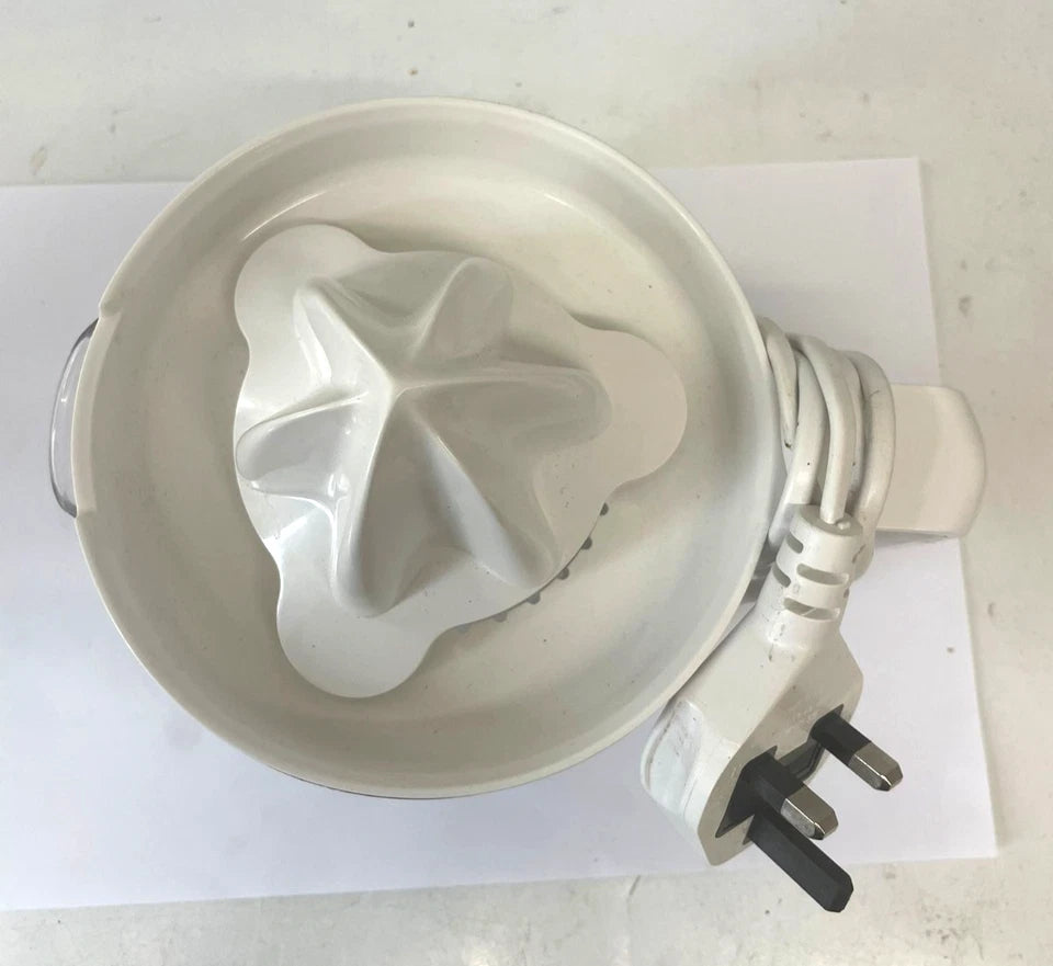 Braun CJ3000 Electric Citrus Juicer – White Compact Juice Extractor