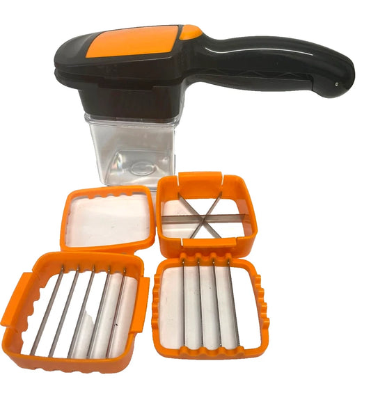 JML Nicer Dicer Quick Handheld Chopper Slicer Dicer & Wedger Set