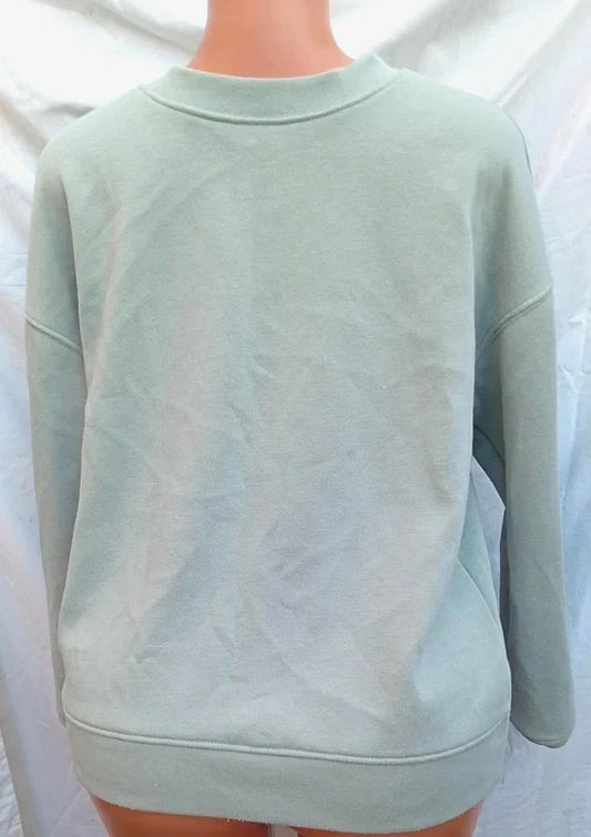 Women’s Oversized Crewneck Sweatshirt – Soft Cotton Blend Pullover, Casual Long Sleeve Top