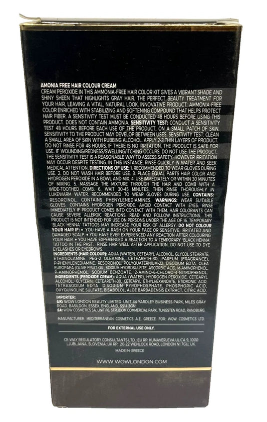 WOW London Hair Colour 6.0 Natural Dark Blonde 60ml