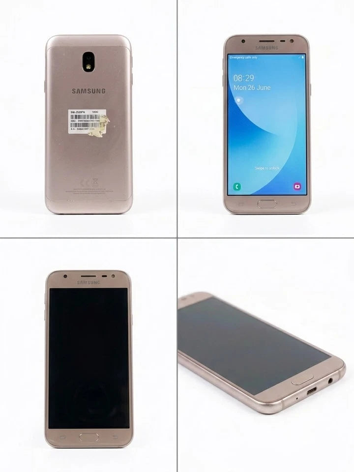 Samsung Galaxy J3 2017 SM-J330FN Gold Unlocked 16GB 2GB RAM 5" Android Phone
