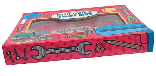 Let’s Pretend Builder’s Tool Kit – Kids Role Play Set with Puzzle Pieces Ages 3+