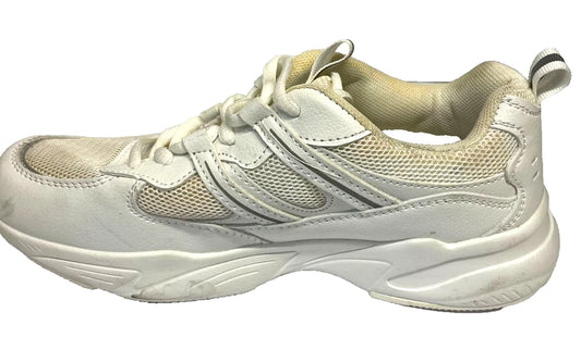 Primark White & Cream Trainers UK 5 / EU 38 Chunky Casual Sneakers