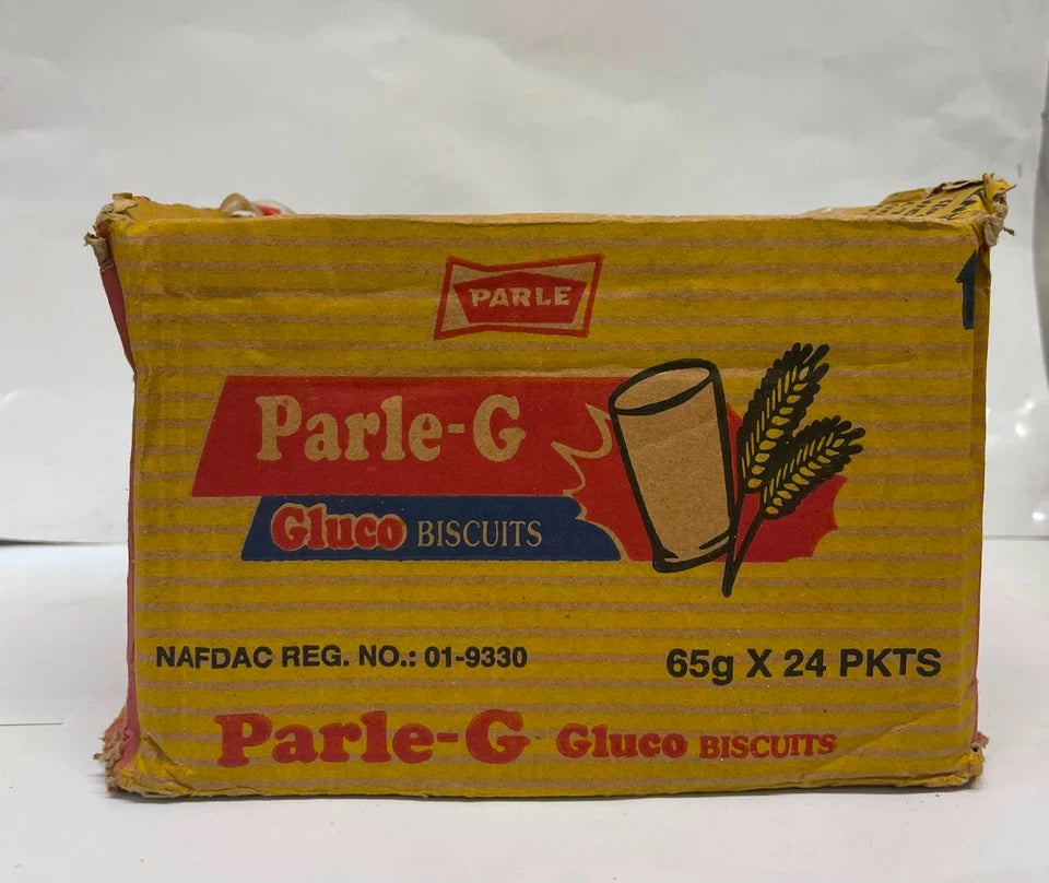 Parle-G Glucose Biscuits 24 x 65g Full Box - Exp. May 2027