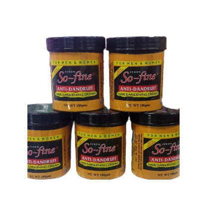 So fine Anti-Dandruff Hair Darkening Cream (For Men & Women) - 100gms x 2pcs