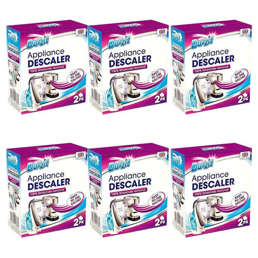 Duzzit Appliance Descaler – 3 Packs x 2 pieces (6 Sachets Total)