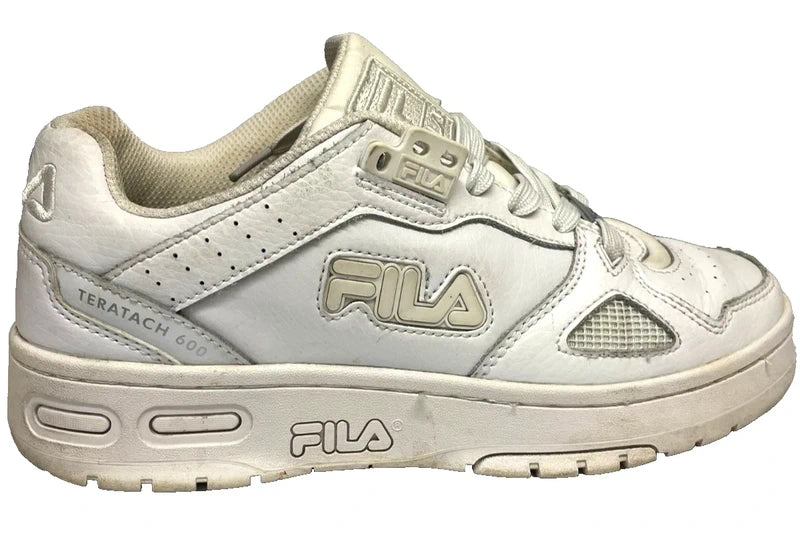FILA Teratach 600 Trainers White UK 4.5 EU 37.5 Chunky Sneakers Casual Shoes