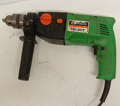 Hitachi DV20T 110V Impact Drill Hammer Drill With Metal Carry Case Vintage