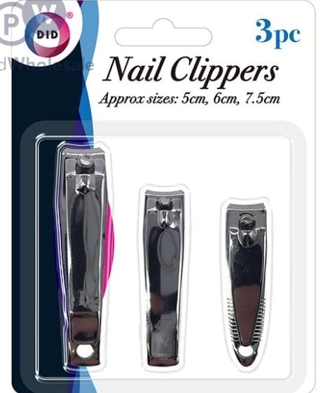 DID Nail Clippers Set – 3 Piece (5cm, 6cm, 7.5cm)