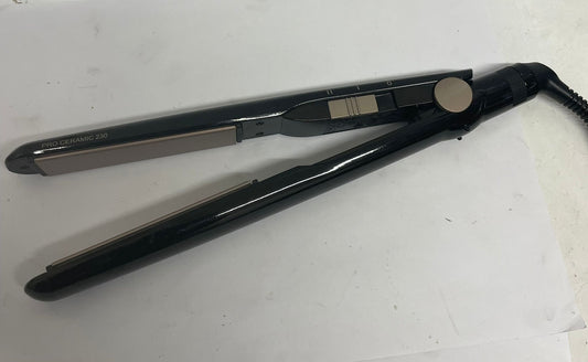BaByliss Pro Ceramic 230 Hair Straighteners Black Salon Styling Tool
