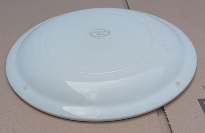 5x Super Vitrified Large Oval Serving Plates Platters White Catering