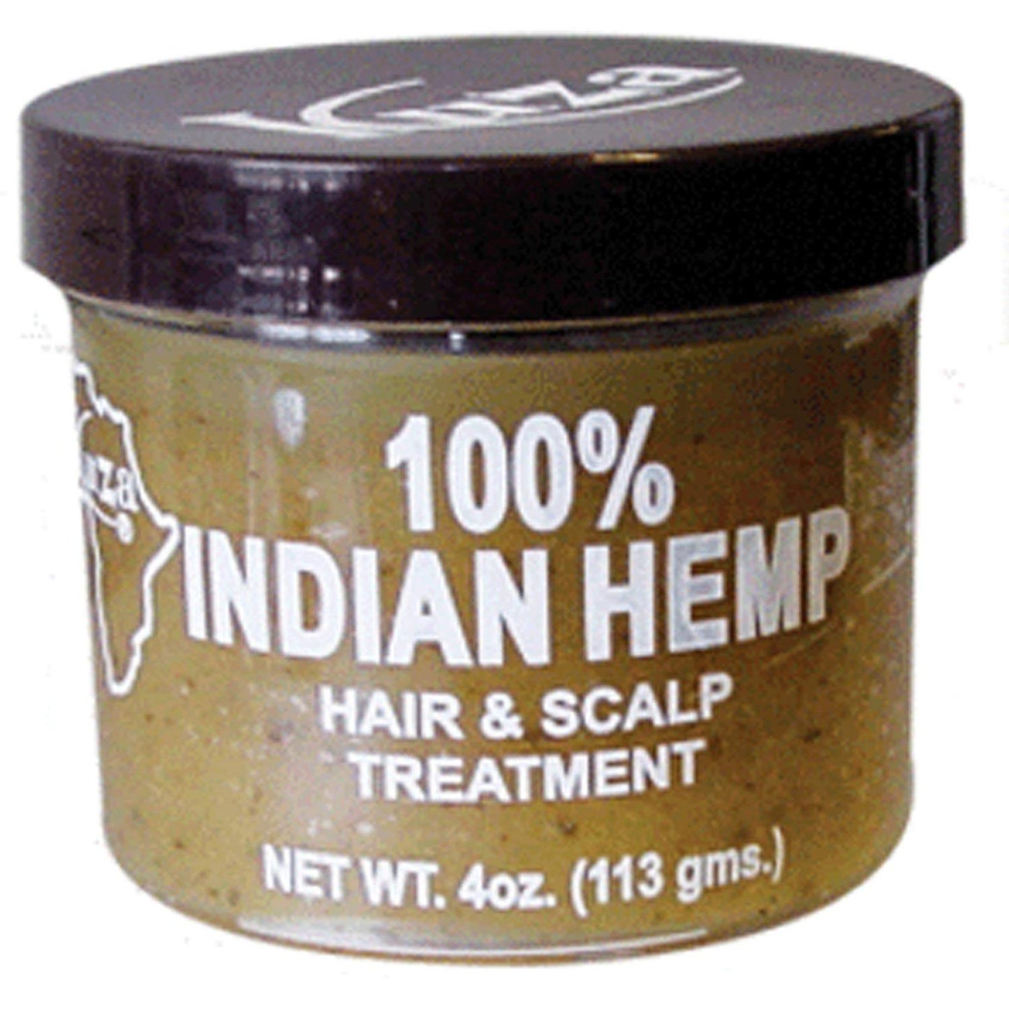 Kuza 100% Indian Hemp Hair & Scalp Treatment - 4 Oz /113g)