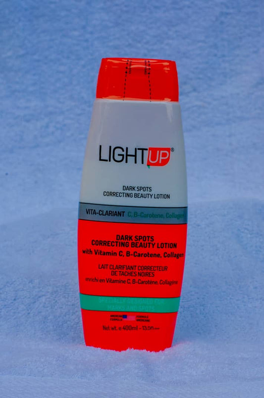 Light Up Lotion – 400ml Vitamin C + Collagen Skin Clarifying Care - 0ne bottle