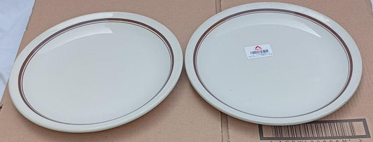 5x Super Vitrified Large Oval Serving Plates Platters White Catering