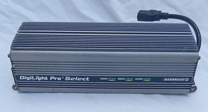 MAXIBRIGHT DigiLight Pro Select 600W Digital Ballast HID Grow Light HPS MH