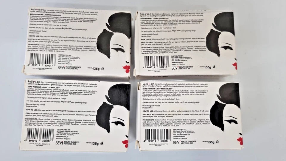 4 Pcs of Kojie San Classic bar Soap