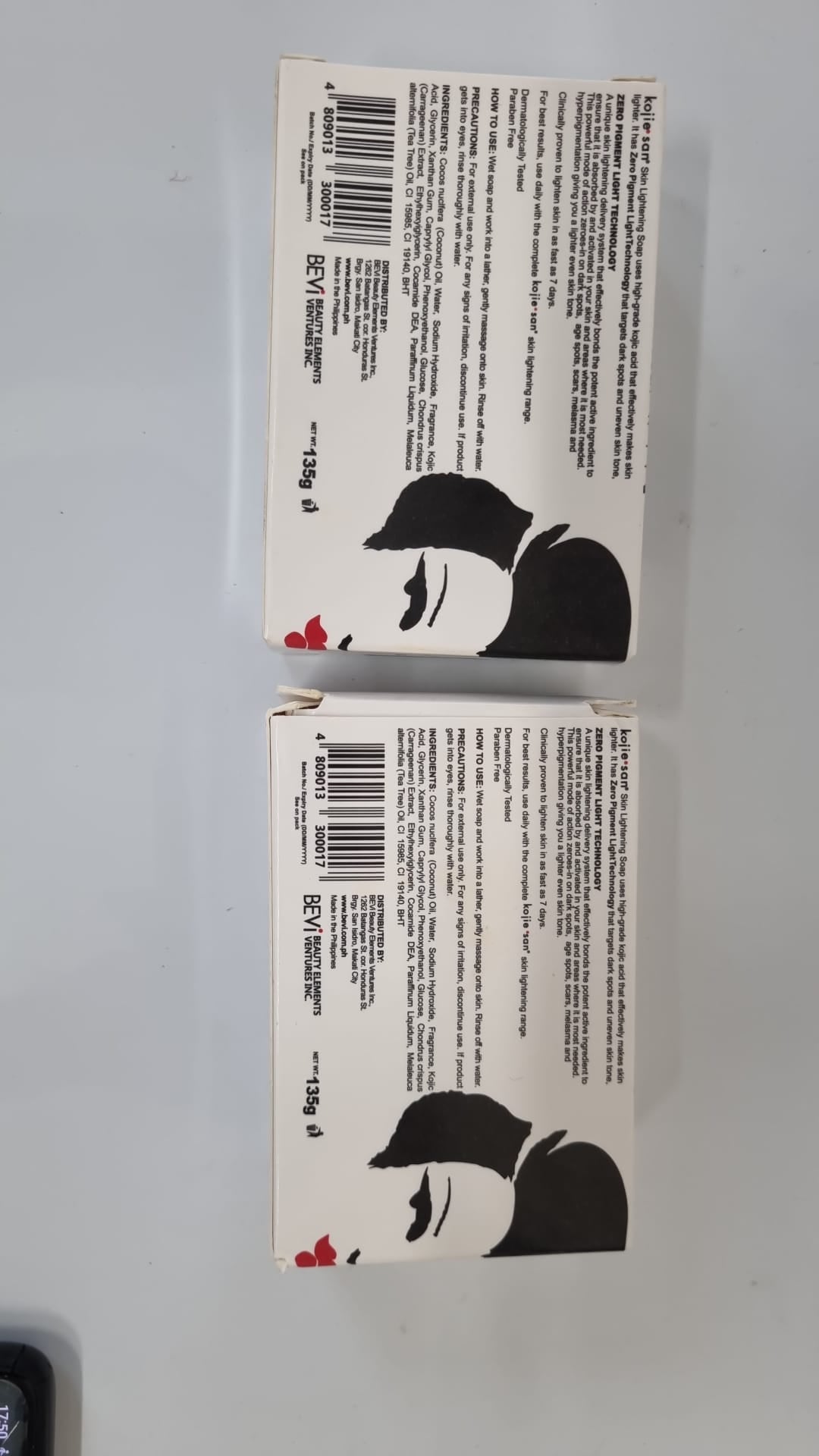 2 Pcs of Kojie San Classic bar Soap