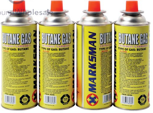 Marksman Butane Gas Cartridge Shrink Wrapped 4 Pack