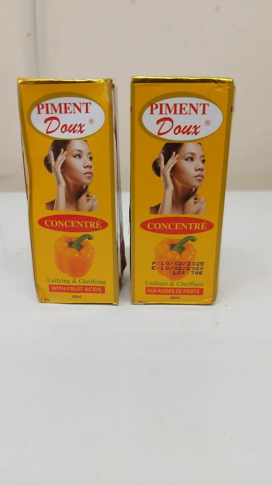 2 bottles of Piment Doux Lightening Lotion