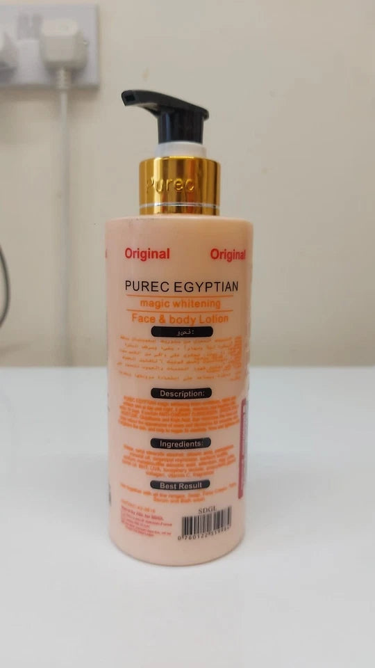 Purec Egyptian Gold Lotion – Radiance & Moisturising Face & Body Lotion (500ml)