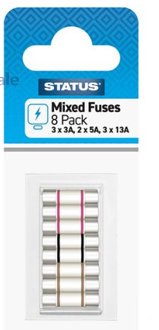 2 x Status Mixed Fuses - 16 Pack