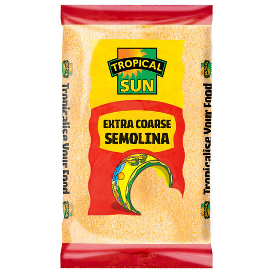 Tropical Sun Extra Coarse Semolina 1.5kg (Pack of 2)