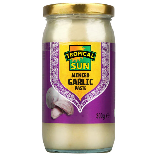 Tropical Sun Minced Garlic Paste Jar - 300g - Pack of 2
